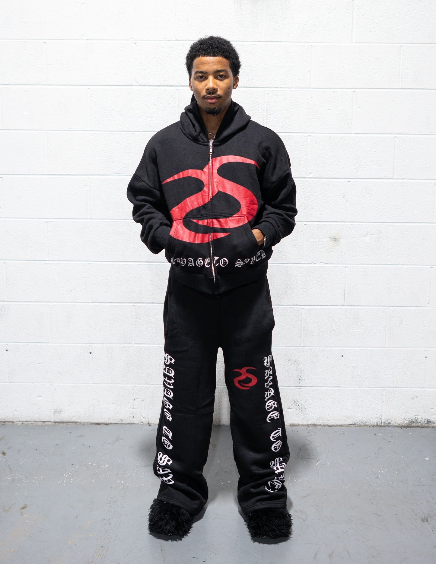 SavageToSaved Black Joggers