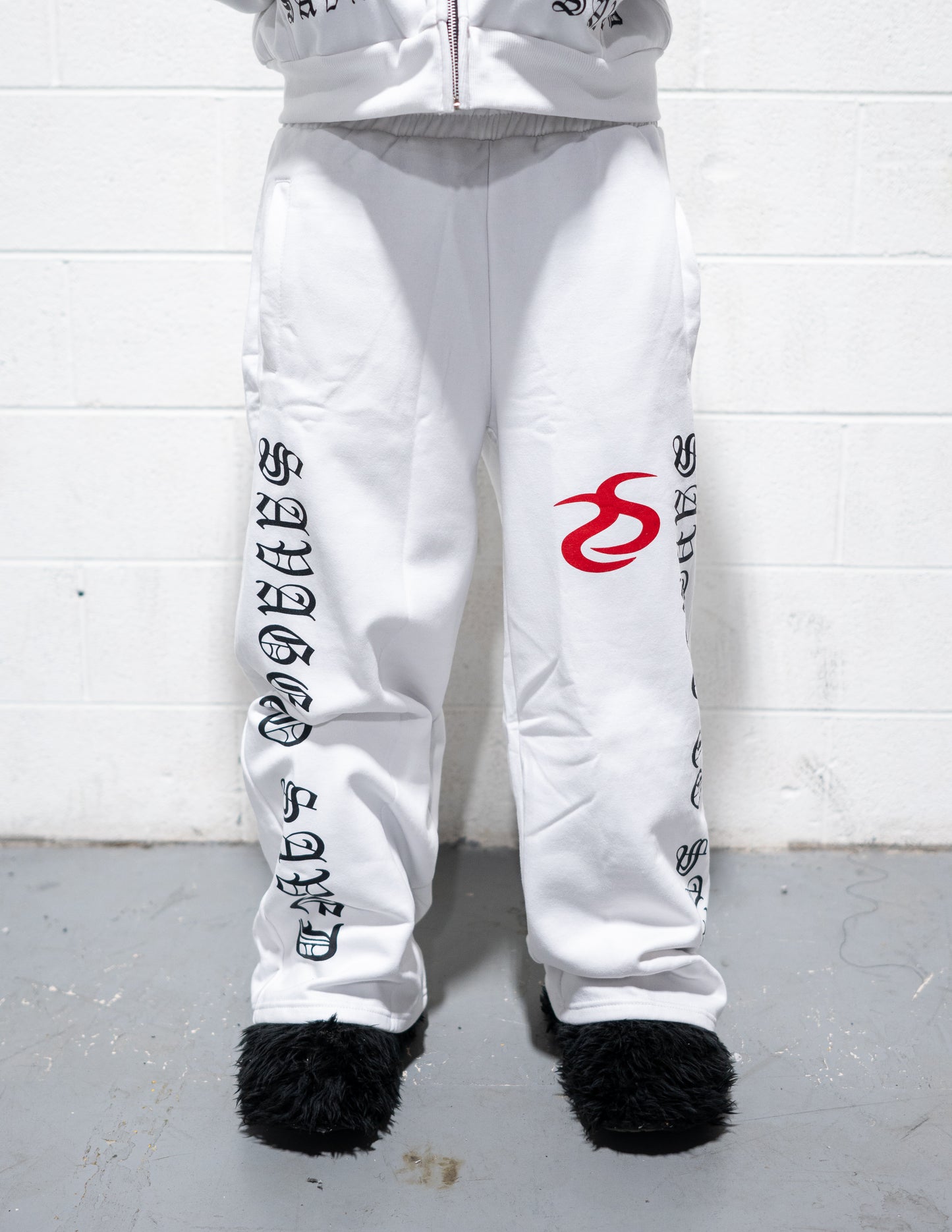 SavageToSaved White Joggers