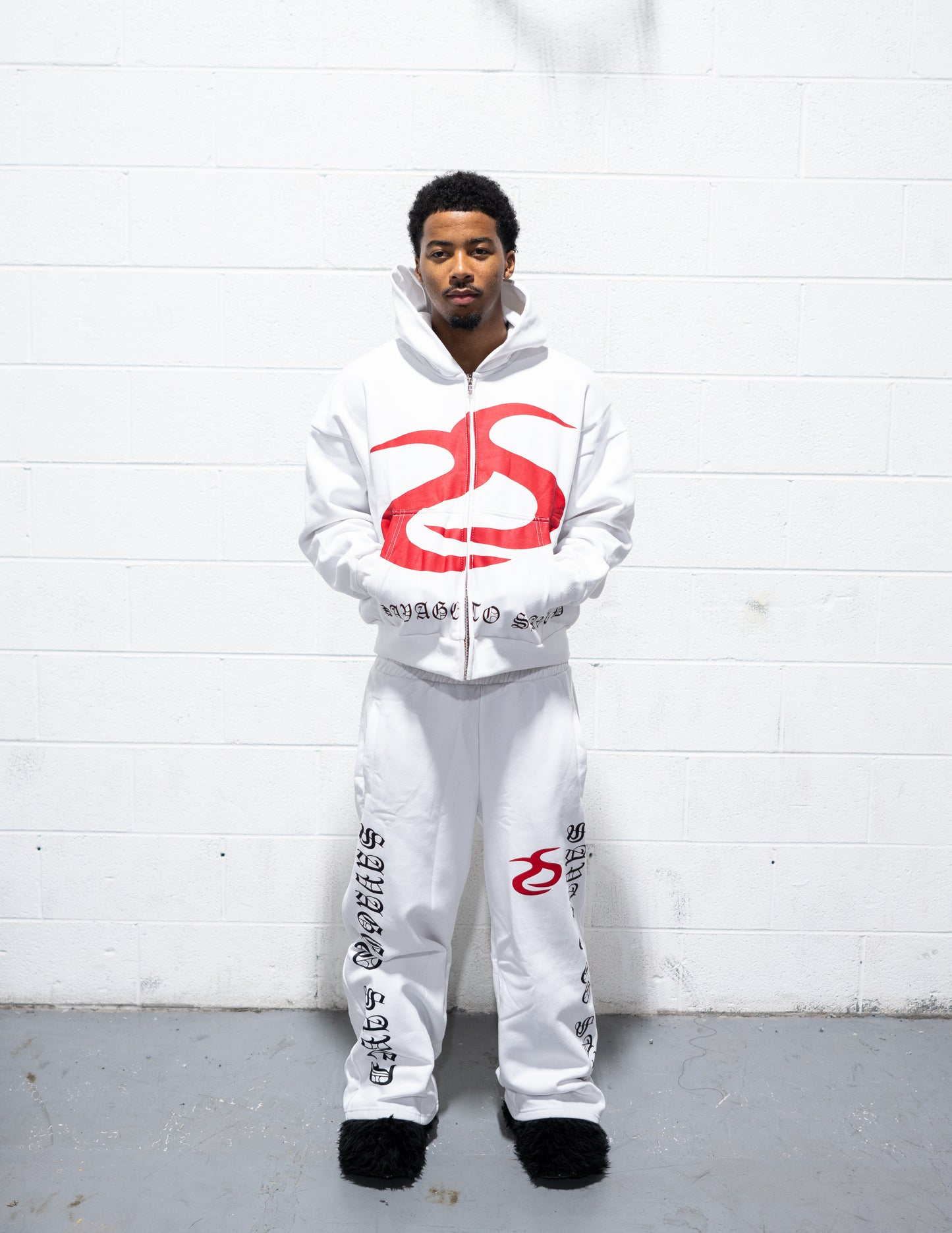 SavageToSaved White Joggers