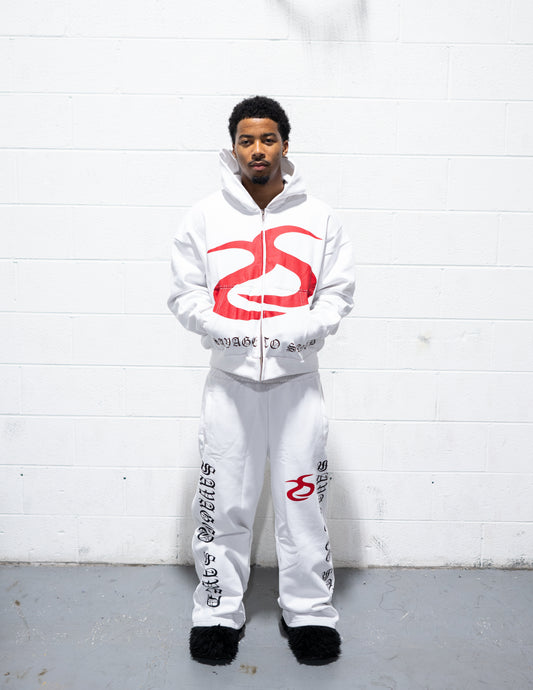 SavageToSaved White Joggers