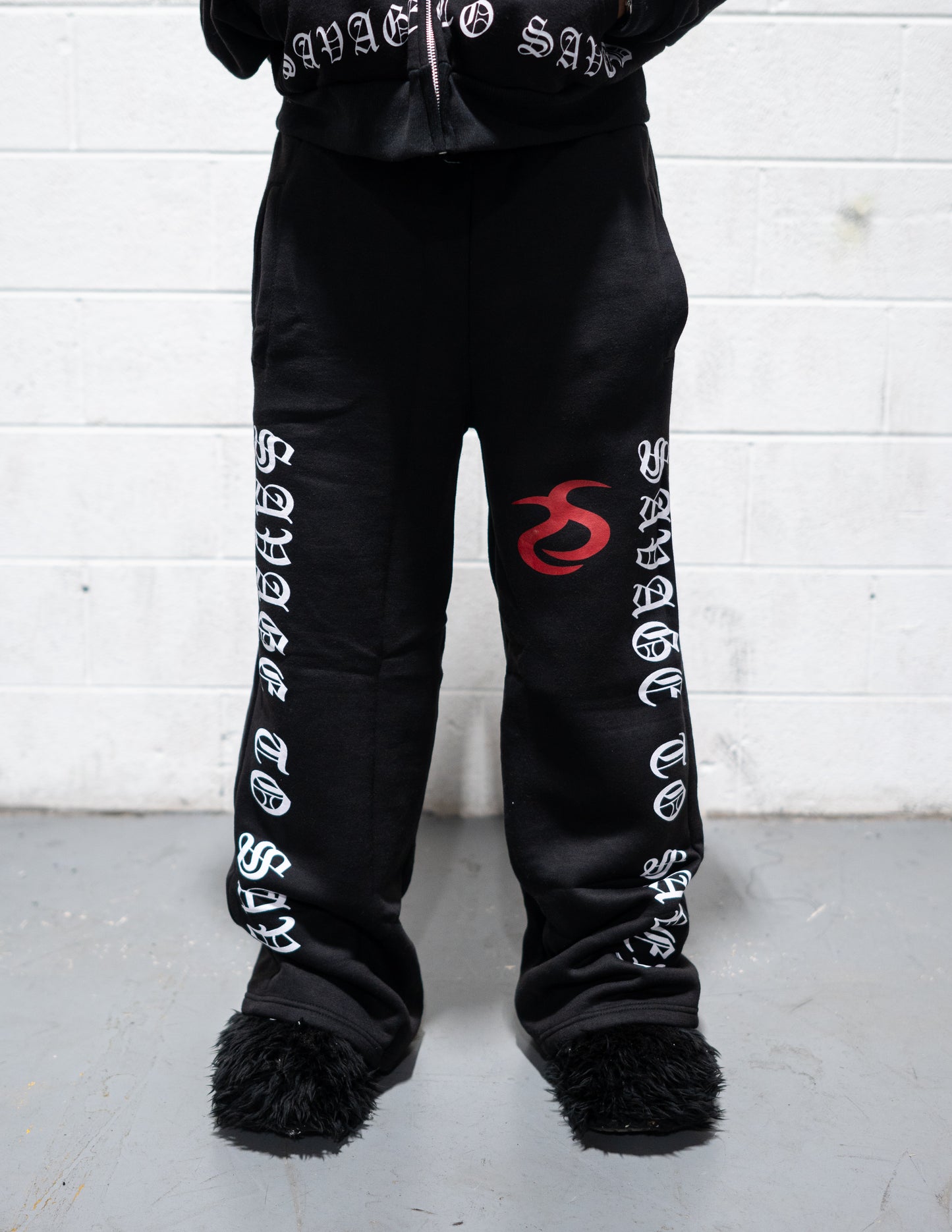 SavageToSaved Black Joggers