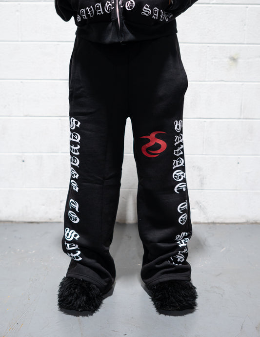 SavageToSaved Black Joggers
